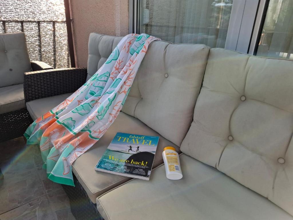 Detail der Balkon-Lounge
